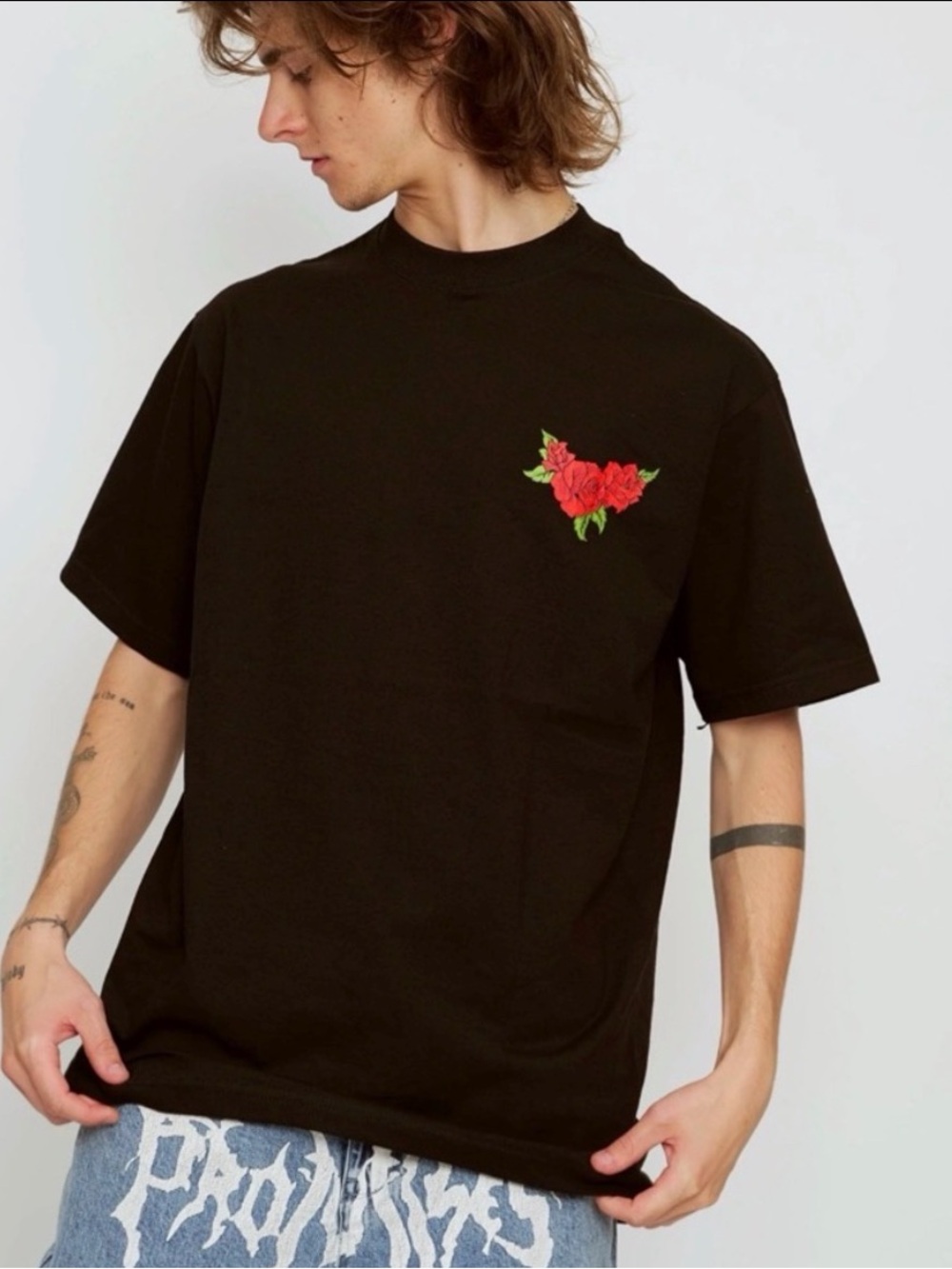 Skater Tee Broken Promises Co. Chinese Letter Variant Discontinued